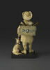 Statuette de colporteur : barbier ambulant avec son chien, image 2/8