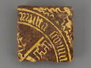 Carreau de pavement bicolore, d'un ensemble de quatre (OA 10218 5 à 8), image 1/2