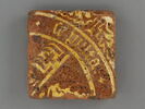 Carreau de pavement bicolore, d'un ensemble de quatre (OA 10218 1 à 4), image 1/2