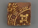 Carreau de pavement bicolore, d'un ensemble de quatre (OA 10218 5 à 8), image 1/2