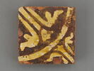 Carreau de pavement bicolore, d'un ensemble de deux (OA 10218 21 et 22), image 1/3