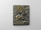 Plaquette : saint Georges terrassant le dragon, image 1/2