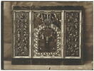 Triptyque : le Couronnement de la Vierge (trois plaques), image 3/5