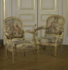 Canapé à joues, d'une suite de deux (avec OA 10506 2) et de huit fauteuils 