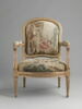 Canapé à joues, d'une suite de deux (avec OA 10506 2) et de huit fauteuils 