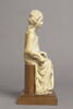 Statuette : Sainte assise, image 5/5