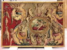 Fragment de la tapisserie Le Triomphe d'Hercule : Hercule tuant le serpent, de la tenture des Triomphes des Dieux, image 1/14