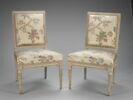Chaise à la reine, d'une paire (avec OA 9391), image 1/2