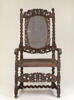 Fauteuil à dossier et assise en cannage, image 5/6