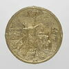 Fond de coupe en argent doré : Diane et Actéon, image 1/3