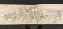 Rouleau. L'empereur Qianlong sur son char poursuivant les vices, image 20/21