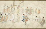 L'officier des eaux, troisième originel (Xiayuan shuiguan tu
下元水官圖), image 8/17