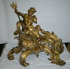 Chenet d'une paire, en bronze doré (R 1299), image 1/3