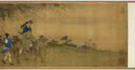 Rouleau: Sept gentilshommes passent les cols (Qizi duguantu 七子度關圖), image 9/16