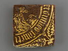 Carreau de pavement bicolore, d'un ensemble de trois (OA 10218 9 à 11), image 1/2