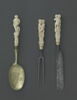 Cuiller, couteau et fourchette : trois putti se chevauchant, image 1/6