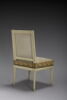 Chaise, d'un ensemble de six chaises et deux bergères d'un salon du château de Madame Elisabeth à Montreuil (OA 9972 à OA 9979), image 6/7