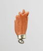 Pendentif : main en corail avec monture et anneau, image 2/2