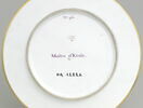 Assiette du Service Encyclopédique : Maitre d'Ecole, image 2/2