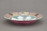 Assiette d'échantillon en porcelaine 