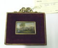Tableautin rectangulaire en mosaique : paysage avec ruines, image 1/2