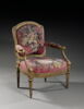 Fauteuil, d'une suite de six fauteuils et un canapé (avec OA 10290 à OA 10296), image 1/5