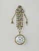 Montre ronde assortie d'une châtelaine, image 1/4