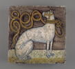 Carreau carré, d'un ensemble de six carreaux aux emblèmes des Gonzague (OA 6342 A-F) : allégorie de la Fidélité, image 4/4