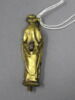 Statuette d'un ensemble de douze provenant d'une châsse : saint abbé, image 2/3