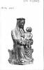 Statuette : Vierge à l'enfant trônant, image 2/2