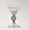 Verre à jambe et à noeud, image 2/11