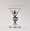 Verre à jambe et à noeud, image 1/11