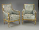 Bergère, d'une paire, salon de compagnie de Madame Elisabeth à Montreuil, image 3/3