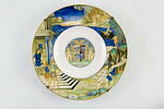 Plat rond : Orphée et Eurydice ; armoiries d'Isabelle d'Este-Gonzague, marquise de Mantoue (1474-1539), image 6/6