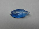 Poisson en verre bleu, à la queue cassée, image 5/5