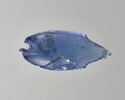 Poisson en verre bleu, à la queue cassée, image 3/5