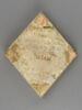 Carreau en losange : armoiries de Marie de la Tour d'Auvergne, duchesse de la Trémouille, image 2/3