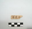 plaquette ; os travaillé, image 2/2