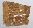 feuillet de codex ; fragment, image 1/2