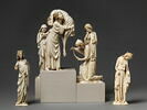 Groupe de la Descente de croix : le Christ et Joseph d'Arimathie, image 3/13