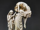 Groupe de la Descente de croix : le Christ et Joseph d'Arimathie, image 9/13