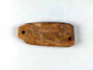 étiquette de momie en palette ; étiquette de momie biface, image 1/2