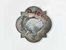 Plaquette quadrilobée provenant d'une croix : l'ange de l'Annonciation, image 3/5