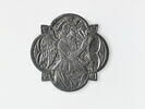 Plaquette quadrilobée provenant d'une croix : l'ange de l'Annonciation, image 4/5