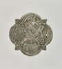 Plaquette quadrilobée provenant d'une croix : l'ange de l'Annonciation, image 1/5