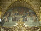 La Gloire et la Vérité couronnant les oeuvres du Génie - Les divers âges du Louvre. 
Présentation à Catherine de Médicis du projet des Tuileries, image 1/3