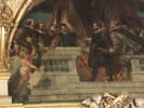 La Gloire et la Vérité couronnant les oeuvres du Génie - Les divers âges du Louvre. 
Présentation à Henri IV de la Galerie du bord de l'eau, image 3/4