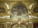 La Gloire et la Vérité couronnant les oeuvres du Génie - Les divers âges du Louvre. 
Présentation à Henri IV de la Galerie du bord de l'eau, image 1/4