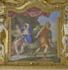 Plafond : Salle des Saisons - Diane et Actéon, au dessus de la corniche, côté sud, image 1/7