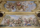Plafond : Salle de Septime Sévère - L'enlèvement des Sabines, au dessus de la corniche, côté ouest,, image 15/23